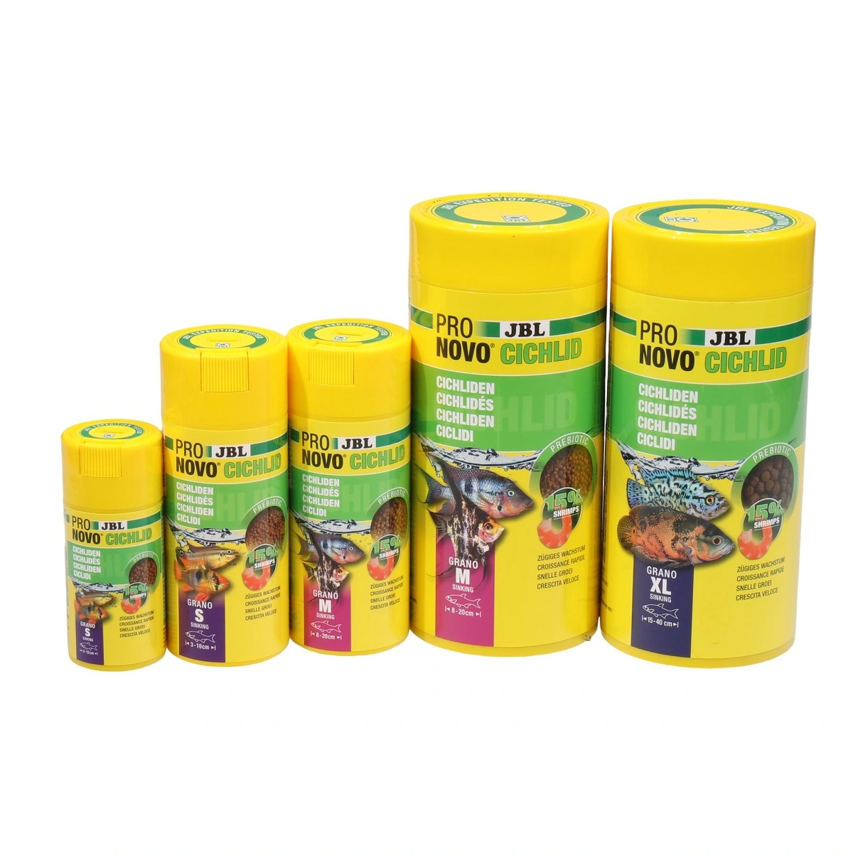 JBL ProNovo Cichlid Grano M 250 ml